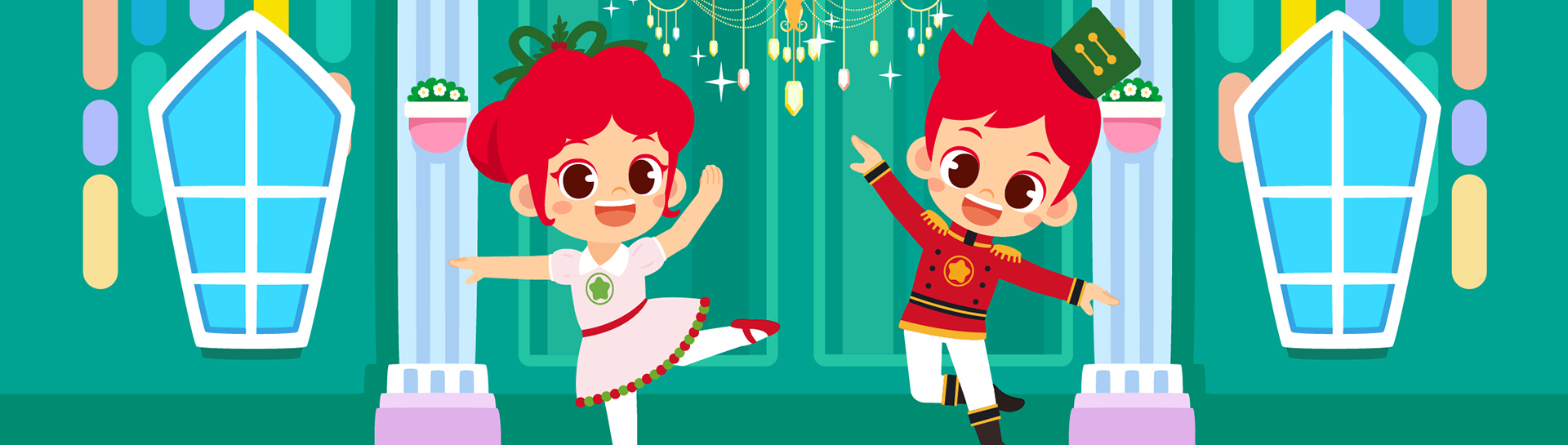 남자캐릭터와 여자캐릭터 사진